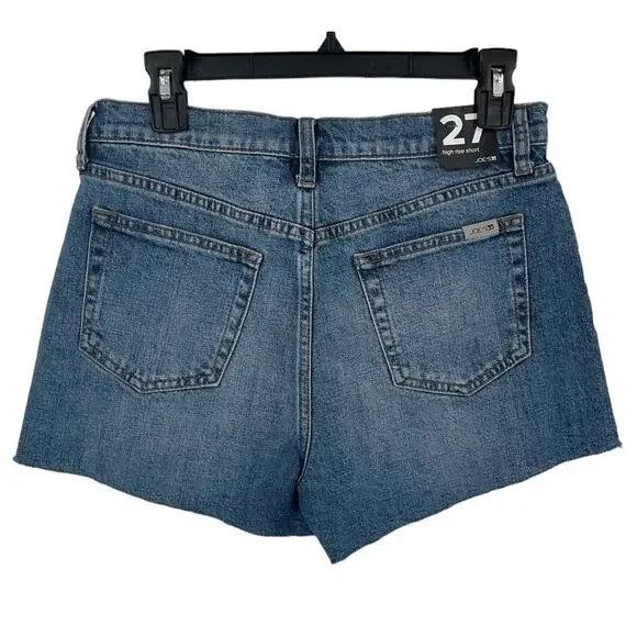 Joe's Jeans shorts High Rise denim raw hem size 27